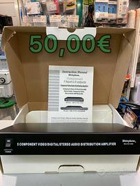 Distributore amplificato cavi component video