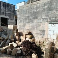 Blocchi di pietra leccese
