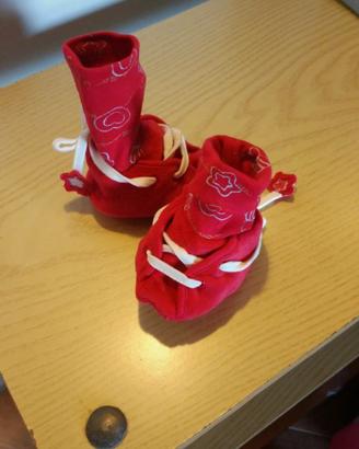 Scarpe per neonata rosse e rosa entrambi misura 16