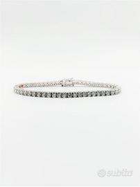 Bracciale tennis oro 18 kt e diamanti ct. 6.20