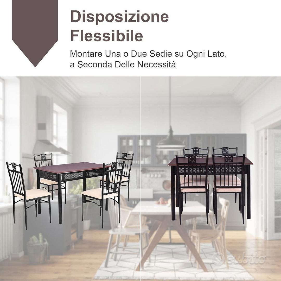 Relax4life Set Regalo Tavolo E Sedie RELAX4LIFE Set Tavolo E Sedie