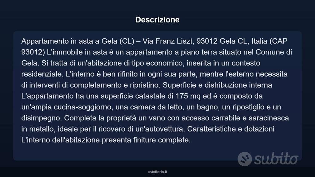 Appartamento – Gela, Cantina Sociale, Caltanissetta - Vista 4