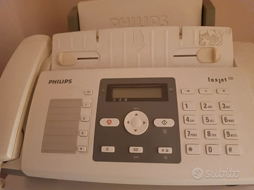 Telefono con fax funzionante Philips bianco
