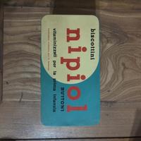 Scatola latta vintage Buitoni “Biscottini Nipiol”