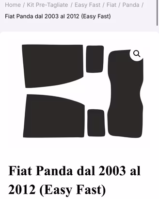 vetri oscurati panda