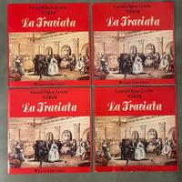 4 dischi LP Grandi Opere Liriche La Traviata