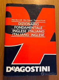 Dizionario De Agostini Inglese Italiano,come nuovo