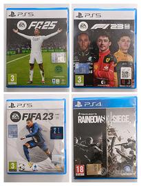 4 Videoghioci (3 Ps5 e 1 Ps4)