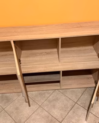 Mobile Soggiorno / Porta TV effetto legno con ante