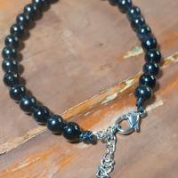 Bracciale uomo e unisex in perle di ossidiana