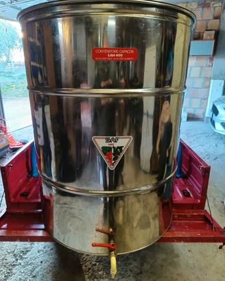 botte per vino acciaio inox 400 litri