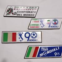 Fregi Auto Epoca Fiat, Mini e Targhe Italia '90