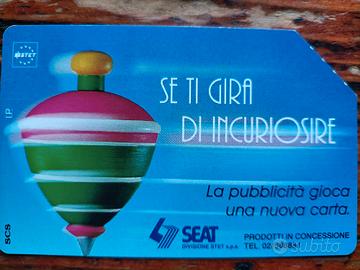 Carta telefonica Sip rara