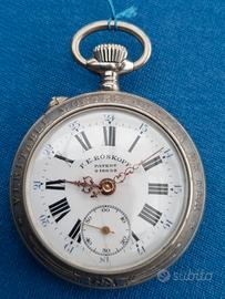 Antico e raro orologio da tasca F. E. ROSKOPF