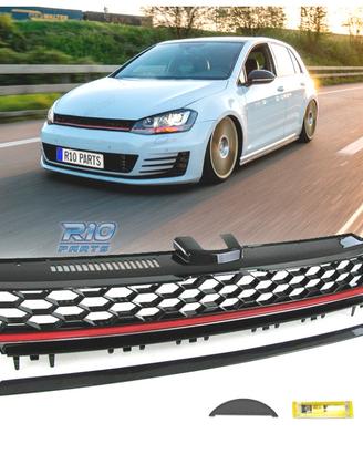 GRIGLIA VOLKSWAGEN VW GOLF 7 VII 12-17 LOOK R NERO