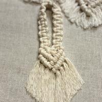 Portatovaglioli in macramé