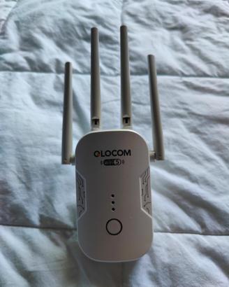 Qlocom ripetitore Wi-Fi 1200Mbps Dual Band 2.4 GHz