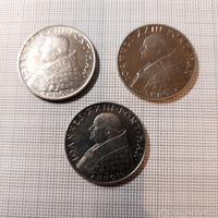 Lotto 3 monete da 100 lire Vaticano COMM 1962  