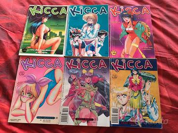 Fumetti manga erotico Kicca 6 volumi-play press 95