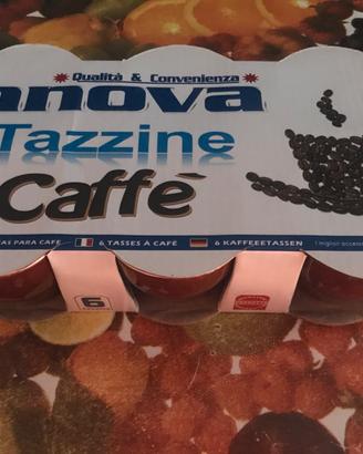 Kit 6 tazze caffe