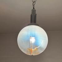 Lampadario vintage vetro