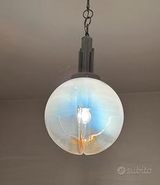 Lampadario vintage vetro