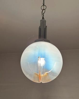 Lampadario vintage vetro