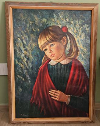 Quadro F. Barly - Crying Girl
