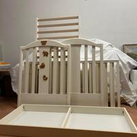 Letto in legno con tastiera - legno made in ITALY