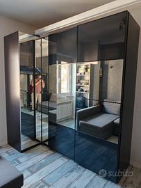 IKEA PAX armadio angolare con specchi