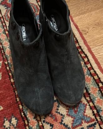 tronchetti camomilla grigio suede bottoni