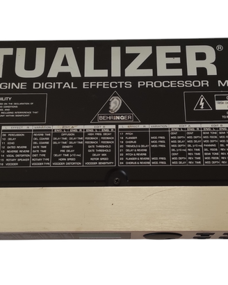 Behringer virtualizer pro dsp1000p processore voce