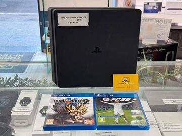 Sony PlayStation 4 Slim 1TB + 2 GIOCHI 