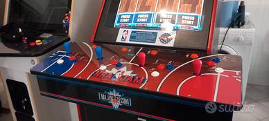 nba jam arcade cabinet 4 player