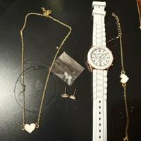 Kit orologio collana orecchini e bracciale