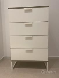 Cassettiera settimanale Ikea 60x40x100 bianco