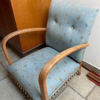 Poltrona Vintage seduta bassa