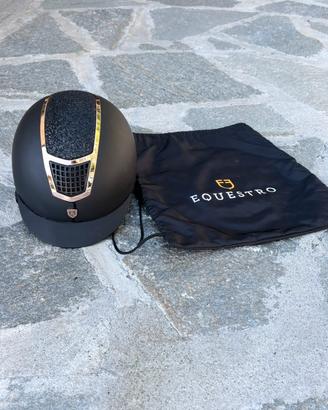 Cap da equitazione Equestro - taglia M- COME NUOVO