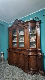 Credenza noce e radica di noce