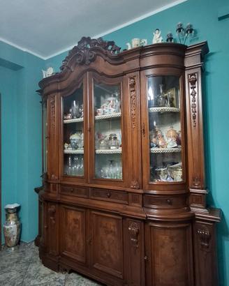 Credenza noce e radica di noce