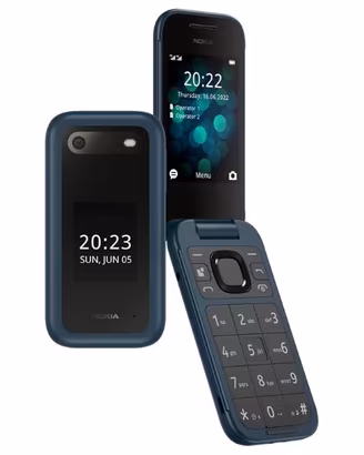 NOKIA 2660 FLIP MOBILE PHONE DUAL SIM 4G LTE BLUE