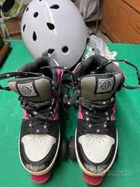 Pattini Classici n.39 + Casco + Protezioni
