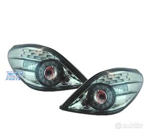 FANALI PEUGEOT 207 CC 06-12 LED FONDO CROMATO