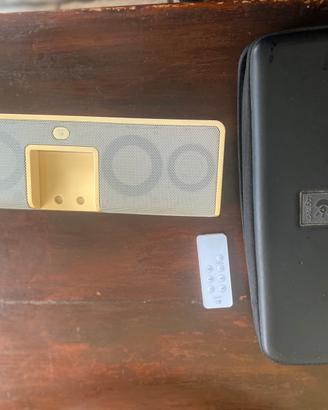 Casse Logitech con telecomando e custodia per Ipod