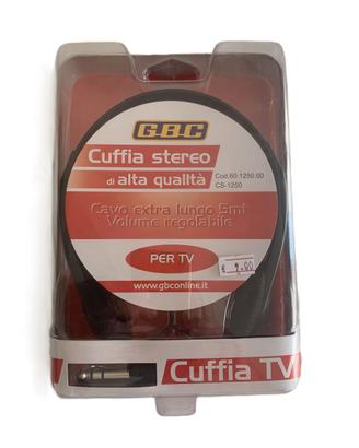 Mini cuffia stereo per tv GBC cs 1250
