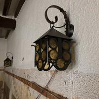 4 Lampade in ferro battuto