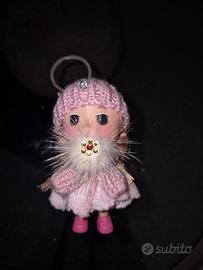 Mini bambola minimon portachiavi