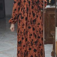  "Abito lungo arancione 