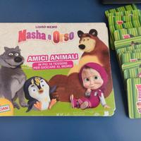 Libro cartonato Masha e Orso + tessere memo