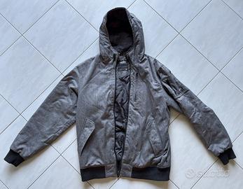 Bomber Vans con Cappuccio Grigio - Tg.M